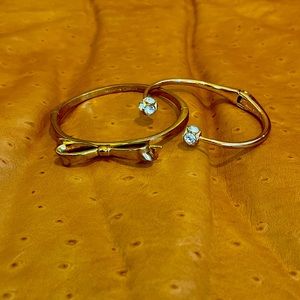 Kate Spade Gold Bracelet Duo
